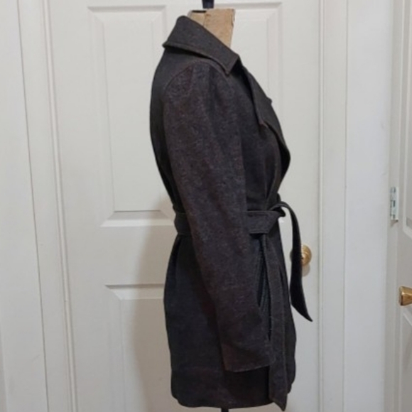 A/X Armani Exchange Charcoal Belted Jacket - Picture 14 of 15